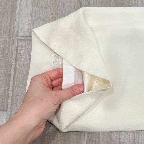 Edward Achour Paris Embellished-Button Bootcut Sailor Trousers E47 Ivory/White - Picture 7 of 16